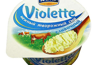 Сыр Виолетта творожный Сливочный 140г