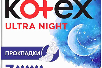 Kotex Прокладки гигиенические Ultra ночные 7 шт