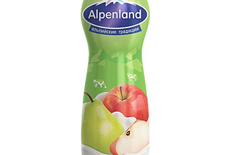 Питьевой йогурт.пр. Альпенлэнд 1,2% Яблоко Груша 290гр  БЗМЖ