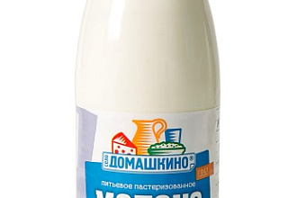 Молоко Село Домашкино пастеризованное 2,5% 900мл. ПЭТ