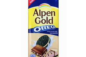 Шоколад Альпен Голд орео классич.чизкейк 90гр. 1*19