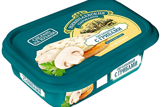 Сыр плавленный с грибами 0,2 кг (ванночка) Агрокомплекс