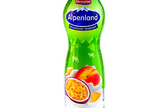 Йогурт пит. Alpenland 1,2% с персиком и маракуйей 290гр./6шт.