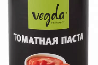 Томатная паста Vegda product 380-390 гр жб ГОСТ