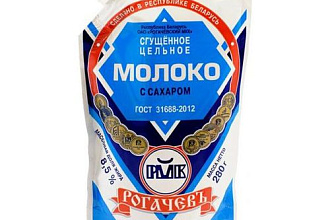 Сгущенное молоко Гост 8,5% жир.(дой-пак) 270г Рогачев