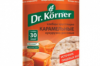 Хлебцы DR.Korner 90г Кукурузно-рисовые карамельные