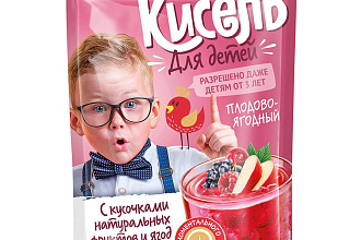 Кисель Фитодар Детский плодово-ягодный с кус нат фруктов 150гр 1*12 