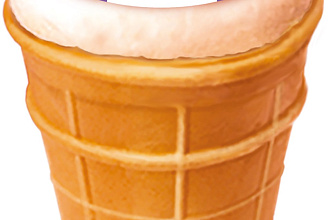 Мороженое с зам.молоч.жира с аром.ванили в ваф.стак. 65гр. Серебряный снег