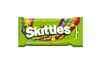 Конфеты жевательные Skittles в глазури Кисломикс 38 г