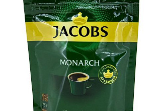 Якобс Монарх кофе (пакет) 75г, Россия