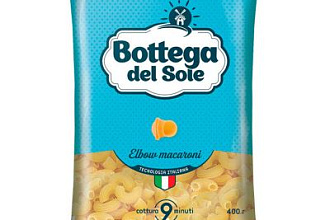 Bottega del Sole макароны гр В Рожки 400г/20