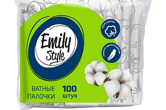 Emily Style ватные палочки пакет 100шт