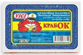 Краб мясо 200 г "КрабОК" VICI