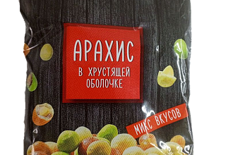 Арахис в хруст.оболочке Микс Вкусов 80гр Lacum