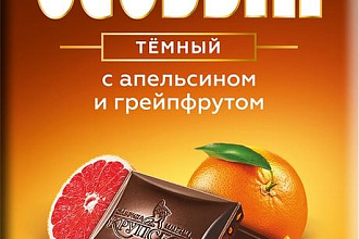 Шоколад Крупской Особый с апельс/грейпф. 90г СПб