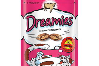 Корм д/кошек с Говядиной 30гр./10шт. DREAMIES