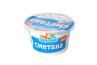 УДАЛЕНО.Сметана Село Домашкино  20% 170гр стакан