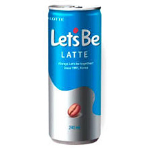 Кофе lets be в банках Latte безалк. 240 мл ж/б