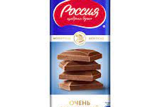 Шоколад молочный Россия 82гр.