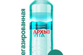 Вода питьевая НЕГАЗ. АРХЫЗ Вита для детского питания 0,5л./12шт. ПЭТ