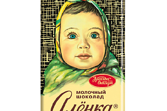 Шоколад молочный 15гр. Аленка Красный Октябрь