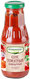Соус томатный шашлычный 340 гр ст/бут Агро