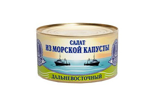 Салат из морск. капусты №6 220гр./24 шт. Стеклянный Мир