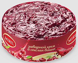 Торт Спелая вишня 700гр Мирэль