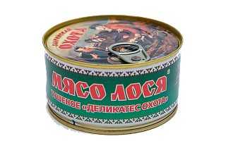 Мясо ЛОСЯ тушеное 325гр./36 Балтийская ОХОТА