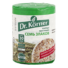 Хлебцы 7 злаков 100г 1*20 Dr Korner