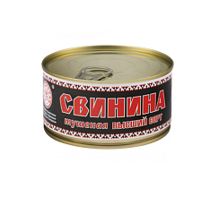 Свинина тушеная Балтийская Охота в/с,ж/б 325 гр.   