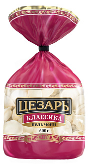 Пельмени Цезарь классика 600гр Морозко