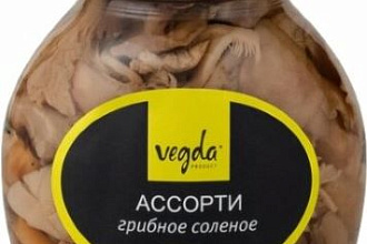 Ассорти грибное соленое "Vegda product" 270 мл (стекло)