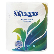 Бумажные полотенца Перышко 2сл 2 рул белый