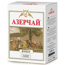 Азерчай Букет байховый черный чай (карт/уп) 100г/30шт