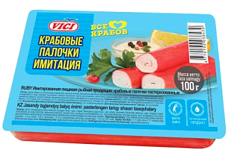 Крабовые палочки VICI  100гр