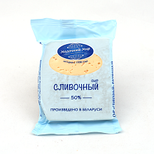 Сыр Сливочный 50%, 200 гр Молочный Мир