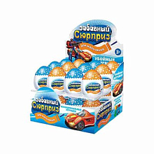 Яйцо с игрушкой Забавный сюрприз для мальчиков 20гр