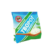 Творог обезжиренный с м.д.ж. менее 1,8% по ГОСТ 31453-2013, пакет 175 г., МЗН