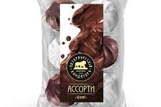 Зефир Белые ночи ассорти аром. в глазури 350гр. ФПК