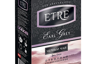 Чай черный с бергамотом 100г/картон ETRE