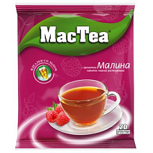 Напиток Mac Tea раствор. с ароматом МАЛИНЫ, м/у 16г*20шт*50