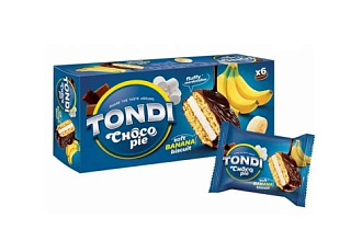 Печенье-пирожное глазирован. С какао  180гр. Tondi Choco Pie