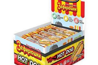 Зефир воздушный ЗЕФИРЮШКИ ХОТДОГ 18гр