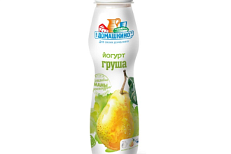 Йогурт 270г 2% Груша ПЭТ  (Домашкино).