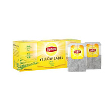 Lipton чай Yellow Label ПЕРФ 12*25хп2г
