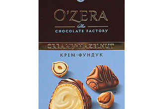Конф.ваф.Ozera с мол.ореховой нач.в мол.шок./150г