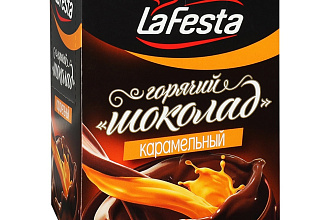 Горячий шоколад КАРАМЕЛЬ 22гр./10шт. ЛАФЕСТА