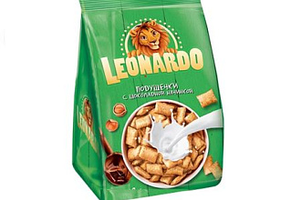 LEONARDO Зерн. подуш.из5 злак. с шок.нач.200г/16