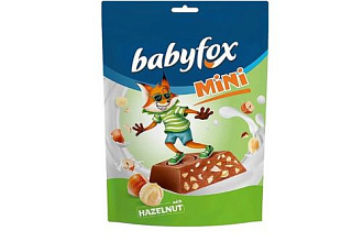 Конфеты шоколадные с фундуком 120г BABYFOX 